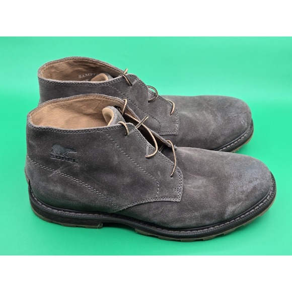 SOREL Madison Mens Size 9 Suede Chukka Boots Lace Up Shoes Brown main image 10